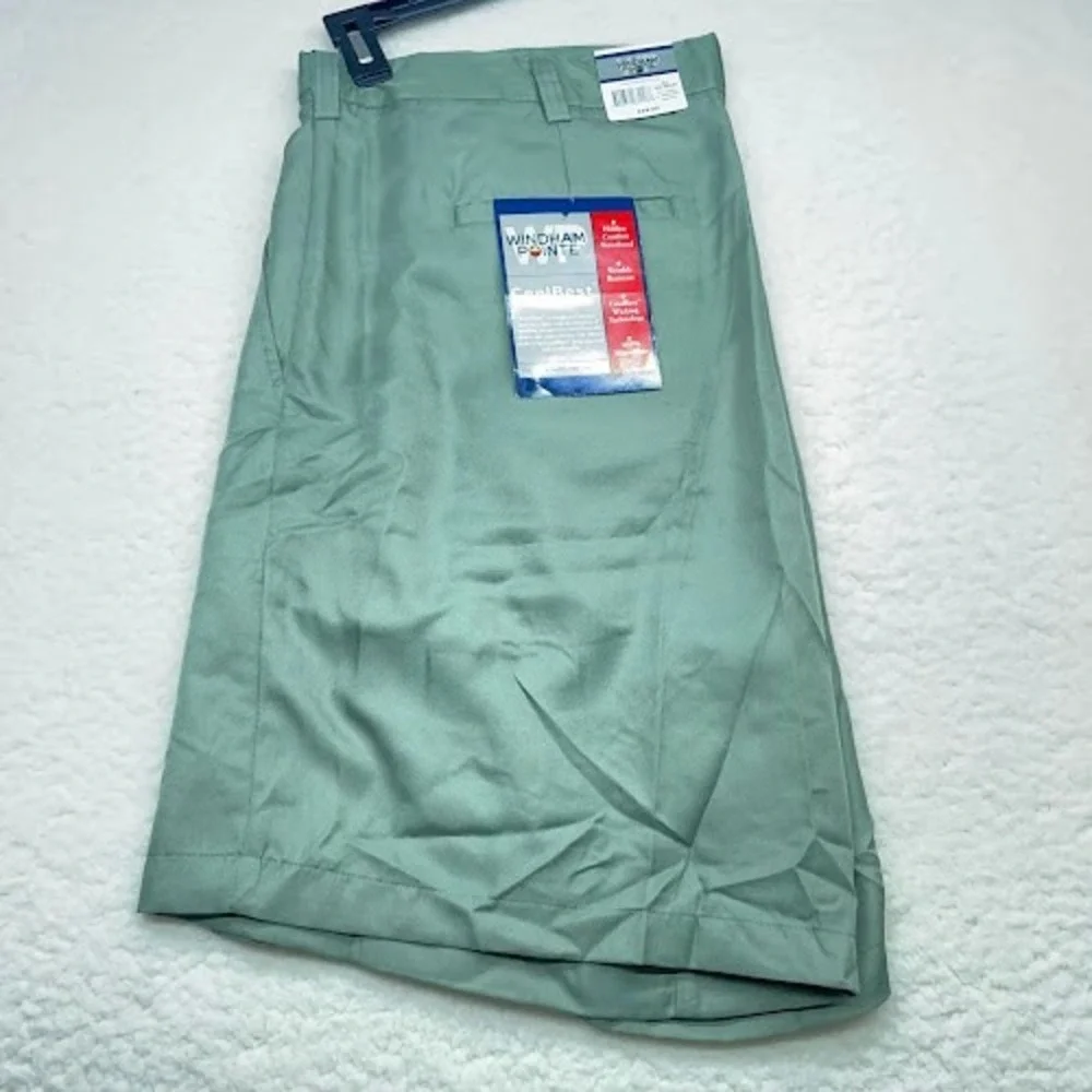 NEW Windham‎ Pointe Golf Shorts Mens 42 CoolBest Sea Spray Wrinkle Resistant NWT